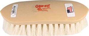 grip fit grooming brush - #50 soft natural bleached tampico