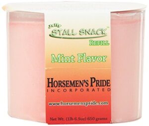 horsemen's pride stall snack treat refill for horses; mint flavor