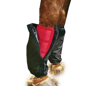 professional's choice equine sports medicine nylon boot covers | sold in pairs | large black