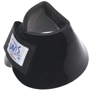 davis no turn bell boots with ez pull fasteners - large -black