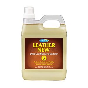 farnam leather new deep-cleaning conditioner and restorer for saddles and leather, 32 ounces