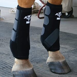 Professional's Choice Equine SMBII Leg Boots | Sold in Pairs | Black | Medium