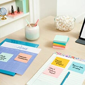 Post-it Pop-up Notes, 3x3 in, 12 Pads, America's #1 Favorite Sticky Notes, Beachside Café Collection, Pastel Colors, Recyclable (R330-12AP)