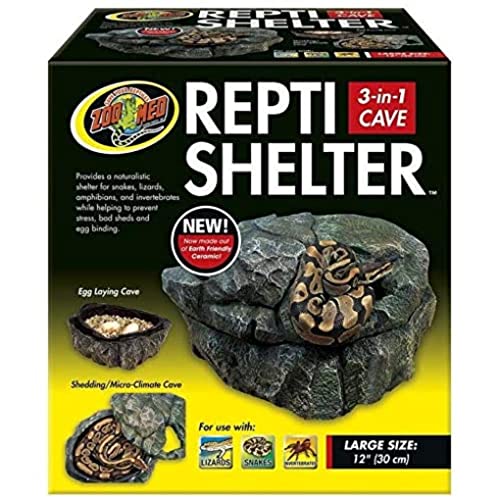 Zoo Med Reptile Shelter 3 in 1 Cave, Large