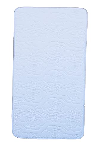 Colgate Mattress Cradle & Bassinet Mattress - GREENGUARD Gold Certified, Reversible Bassinet Pad with 2” Thickness, Wrapped in Waterproof Quilted Cover - 15” X 33” X 2”