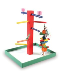 prevue hendryx pet products parrot playground 22560, multi, large