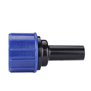 Raindrip R325C 3/4-Inch Hose Thread Swivel to 1/4-Inch Tubing Adaptor, Black, Blue