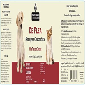 Natural Chemistry De Flea Concentrate Flea and Tick Shampoo, 1-Gallon