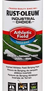 RUST-OLEUM 206043 AF1600 Athletic Field Striping Paint Spray, White, 17 Ounce