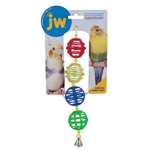 jw pet company activitoy lattice chain small bird toy, colors vary