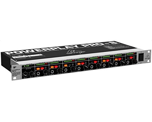 Behringer POWERPLAY HA8000 8 Channel High-Power Headphones Mixing and Distribution Amplifier