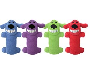 multipet international original loofa dog mini 6-inch dog toy (assorted colors)