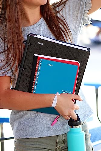 Five Star Spiral Notebook, 2 Subject, College Ruled Paper, 100 sheets, 9-1/2" x 6", Color Selected For You, 1 Count (06180)