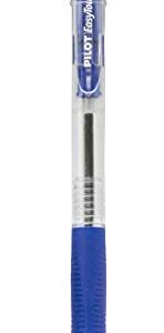 PILOT EasyTouch Refillable & Retractable Ballpoint Pens, Fine Point, Blue Ink, 12-Pack (32211)