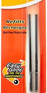 BIC Refill for Velocity, A.I, Pro+ Retractable Ballpoint, Medium, BLK, 2/Pack