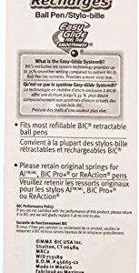 BIC Refill for Velocity, A.I, Pro+ Retractable Ballpoint, Medium, BLK, 2/Pack