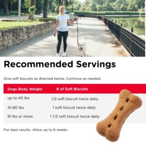 Nutri-Vet Hip & Joint Biscuits for Dogs - Tasty Dog Glucosamine Treat & Dog Joint Supplement - Large Sized Biscuit with 300mg Glucosamine - 6 lb