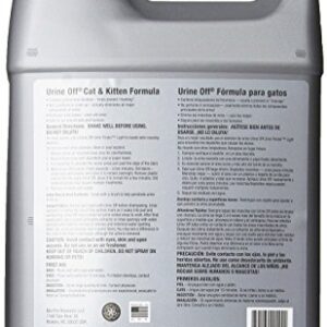 Urine Off Kitten & Cat Pet Stain Remover | Fresh Scent Carpet Cleaner | Bio Enzymatic Stain & Urine Odor Eliminator | Pet Safe Cleaner | 1 gal.