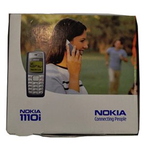 Nokia 1110i 4MB Classic (GSM only, No CDMA) Cell Phone (Blue) - International Version with No Warranty