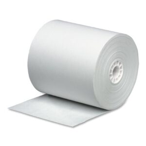 pm company cash register paper rolls, 3 inch x 165 feet, 50 rolls per carton (07788)