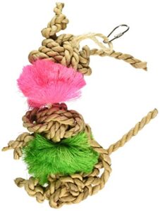 prevue pet products tropical teasers triple play bird toy, multicolor (model: 62461)