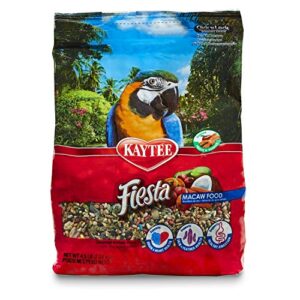 Kaytee Fiesta Macaw Pet Bird Food, 4.5 lb