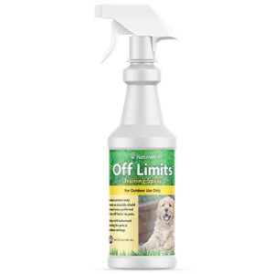 naturvet off limits pet training spray for dogs & cats – deters pets from outdoor areas – includes herbal extracts – non-staining sprays for training pets – 32 fl. oz.