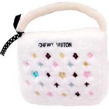 Dog Toys - Chewy Vuitton|(wht) Dog Toy by Haute Diggity Dog