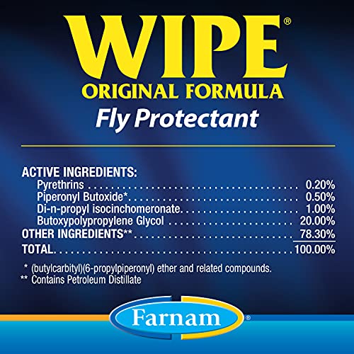 Farnam Home and Garden 10123 Original Formula Wipe Fly Protectant, 32-Ounce