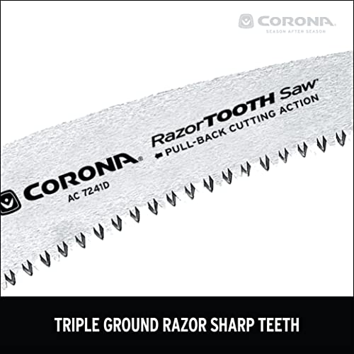 Corona AC 7241D Razor Tooth Tree Pruner Saw Blade for TP 6870, TP 6850, TP 6830, TP 6780, TP 6570 and AC9000 Steel 13 inches