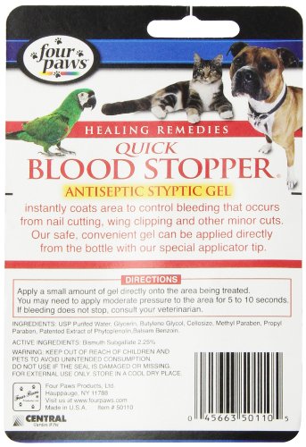 Four Paws Pet Quick Blood Stopper Gel, 1.16 oz