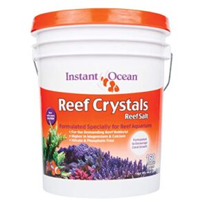 instant ocean reef crystals reef salt, formulated specifically for reef fish tank aquariums