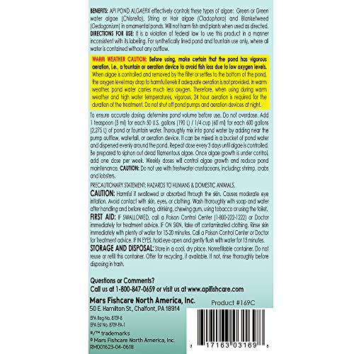 API POND ALGAEFIX Algae Control 1-Gallon Bottle