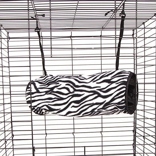 Ware Manufacturing Crinkle Hang-N-Tunnel Sleeper for Small Animals - Colors May Vary, 17 Inches