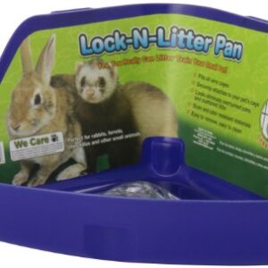 Ware Manufacturing Plastic Lock-N-Litter Pan for Small Pets, Colors May Vary