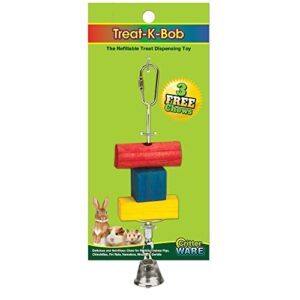 ware manufacturing wood treat-k-bob small pet treat dispenser