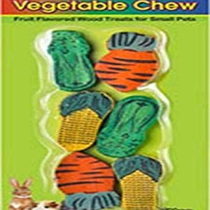 Ware Manufacturing Wood Vegetable Small Pet Chew - Pack of 6