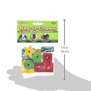 Ware Manufacturing Pine Wood Bag-O-Chews Small Pet Treat, Medium - Pack of 12