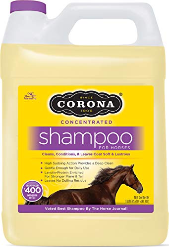 Corona Concentrated| Deep Cleaning Shampoo for Horses, 3 Litre