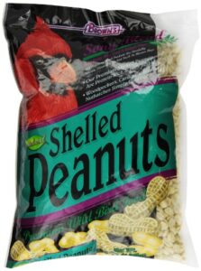 f.m. brown's song blend premium shelled peanuts for pets, 3-pound, white
