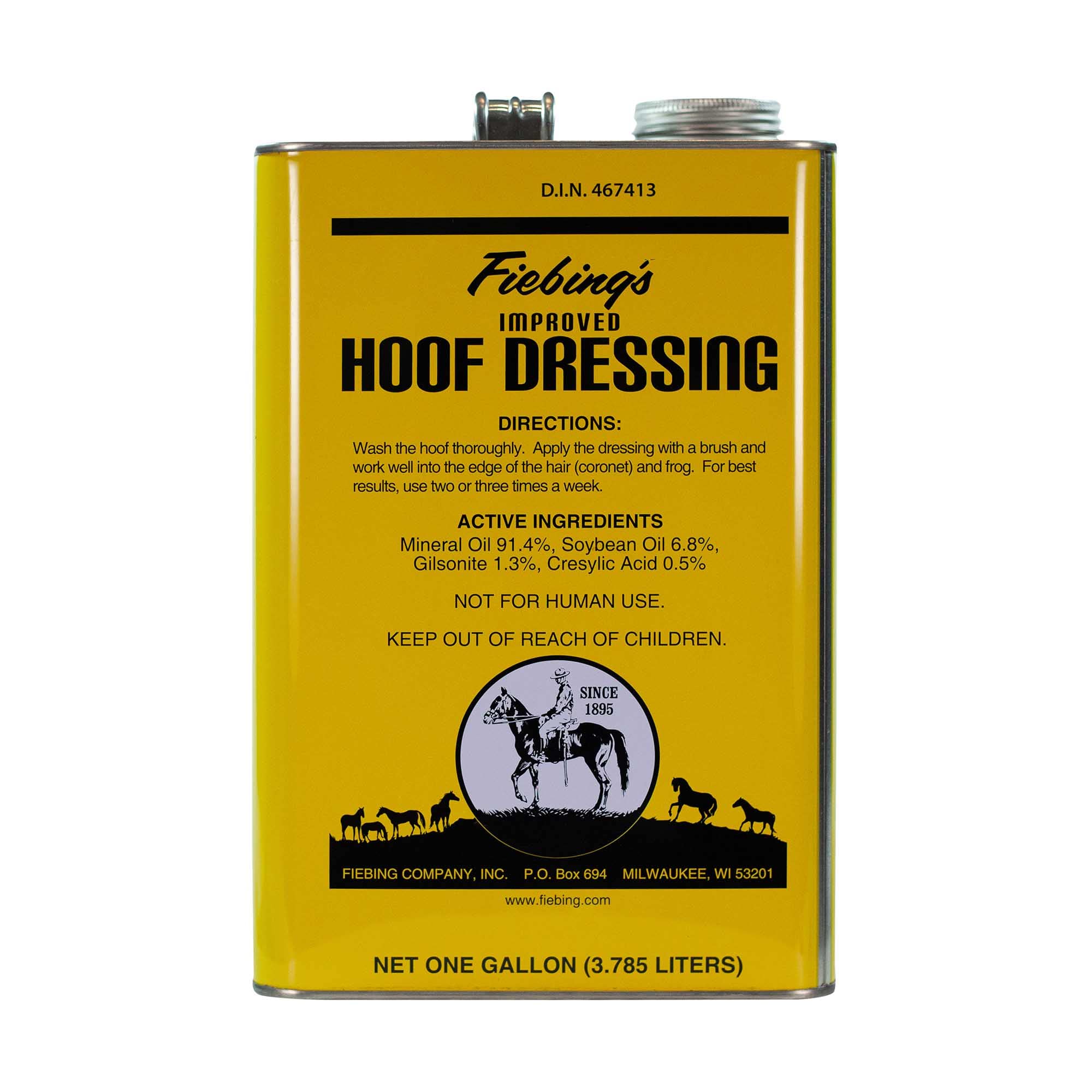 Fiebing's Hoof Dressing 1 Gallon - Helps Maintain Healthy Horse Hooves and Feet