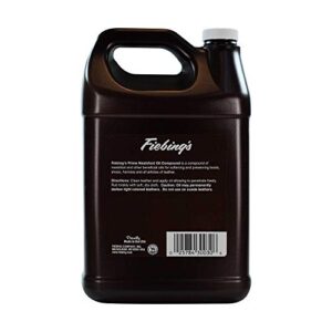 Fiebings - 100% Pure Neatsfoot Oil , Natural Preservative , Various Sizes, 1 Gallon