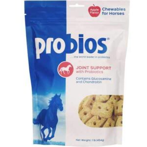 probios horse treats for hip and joint with glucosamine, 1-pound