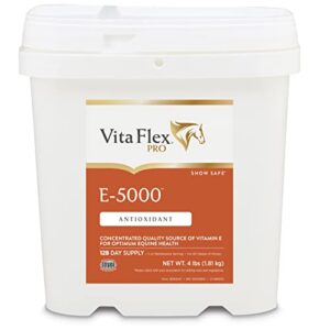 vita flex pro e-5000 premium quality horse vitamin e, 4 lbs., 128-day supply