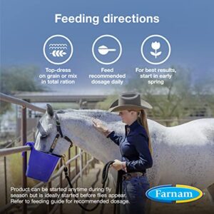 Farnam SimpliFly Feed Through Fly Control for Horses, Breaks the Fly Life Cycle, Pellets, 3.75 Pound Bucket, 60 Day Supply for One Horse