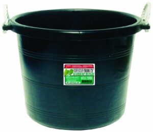 tuff stuff products mck70bk muck bucket, 70-quart, black