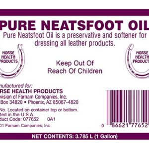 Horse Health Pure Neatsfoot Oil, 1 gallon