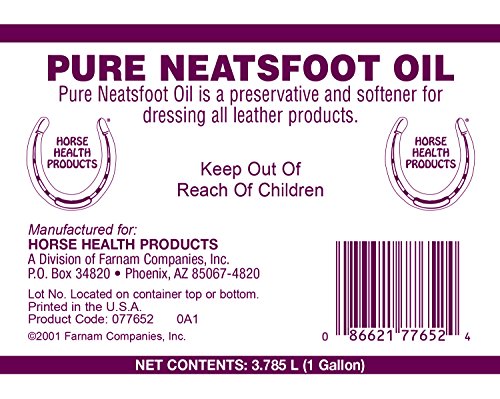 Horse Health Pure Neatsfoot Oil, 1 gallon