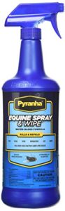 pyranha spray n wipe fly spray, 1 qt