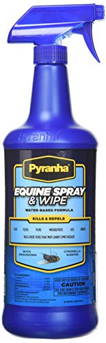 Pyranha Spray N Wipe Fly Spray, 1 Qt